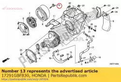 Qui puoi ordinare bullone, impostazione dell'elemento da Honda , con numero parte 17291GBF830: