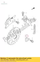 3311547H00, Suzuki, morsetto, sig. gen suzuki gsx r1000 r1000z r1000a 1000 , Nuovo