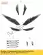 Decal kit 690 duke black 15 KTM 76008099300