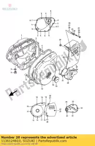 Suzuki 1136124B10 kap, motor - Onderkant