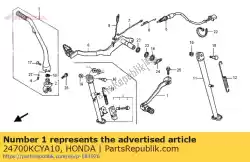 Aqui você pode pedir o pedal comp., mudança de marcha em Honda , com o número da peça 24700KCYA10: