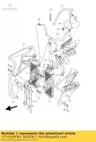 1771029F00, Suzuki, radiateur, eau suzuki dr z 400 2000 2001, Nouveau