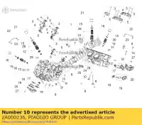 2A000236, Piaggio Group, la soupape d'échappement aprilia rsv rsv4 1100 racing factory abs zd4ke000 zd4kea00 zd4kea00, zd4kewa zd4keb00 zd4keu zd4keua1 zd4ky zd4kya00 zd4kyb zd4kyb00 zd4kyua zd4rkl00zd4rkl01 1000 1100 2015 2016 2017 2018 2019 2020 2021 2022, Nouveau