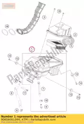 Aqui você pode pedir o caixa de filtro cpl. Em KTM , com o número da peça 90606001044: