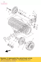 18P161500000, Yamaha, engrenagem acionada primária comp. yamaha yfz 450 2010, Novo