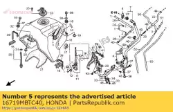 Tutaj możesz zamówić brak opisu w tej chwili od Honda , z numerem części 16719MBTC40: