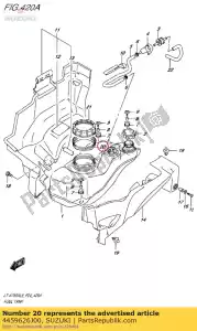 Suzuki 4459626J00 embalagem, combustível pu - Lado inferior