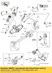 housing-assy-control, rh zg1400 van Kawasaki, met onderdeel nummer 460910189, bestel je hier online: