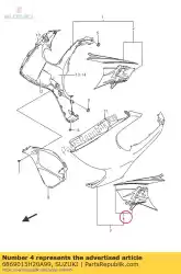 Qui puoi ordinare nastro, cofano gsx1300ra / l6 da Suzuki , con numero parte 6869015H20A99: