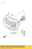 3510018E51999, Suzuki, Faro anteriore suzuki gsxr  w gsx r750w r1100w 750 1100 , Nuovo