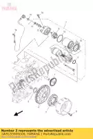 1WS155900000, Yamaha, starter one-way assy yamaha  mt xp xsr 500 530 560 660 690 700 900 2014 2015 2016 2017 2018 2019 2020 2021, Nieuw