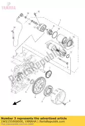 Aquí puede pedir montaje unidireccional de arranque de Yamaha , con el número de pieza 1WS155900000: