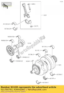 kawasaki 921390782 bushing,connecting rod,b ex300 - Bottom side