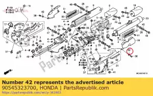 honda 90545323700 rondelle, 6,5x18 - La partie au fond