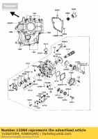 110601094, Kawasaki, junta, caixa de engrenagens kawasaki zg voyager b xii zg1200 b1 1200 , Novo