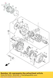 Here you can order the cover (2) from Suzuki, with part number 3161327A10: