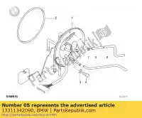 13311342090, BMW, inlet fuel hose bmw  1100 1150 1995 1996 1997 1998 1999 2000 2001 2002 2003 2004 2005 2006, New