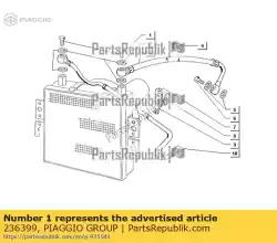 Qui puoi ordinare tappo di riempimento da Piaggio Group , con numero parte 236399: