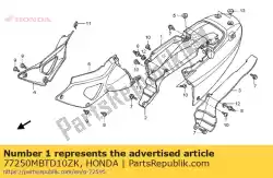 Qui puoi ordinare cappuccio, sedile * pb324c * da Honda , con numero parte 77250MBTD10ZK: