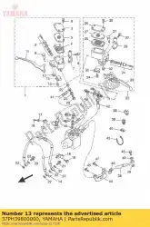 Aquí puede pedir interruptor de parada delantero de Yamaha , con el número de pieza 37PH39800000: