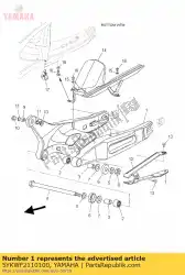 Qui puoi ordinare braccio posteriore comp. Da Yamaha , con numero parte 5YKWF2110100: