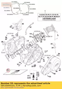 ktm 58430099100 zestaw uszczelek lc4 2002 - Dół