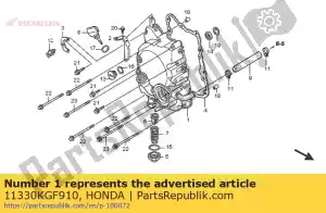 Honda 11330KGF910 cover comp., r. - Bottom side