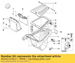 Here you can order the pin from BMW, with part number 46542329617: