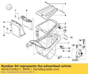 bmw 46542329617 alfinete - Lado inferior