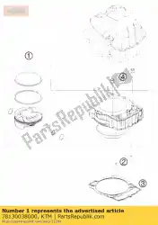 Tutaj możesz zamówić cylinder + t? Ok kpl. Od KTM , z numerem części 78130038000: