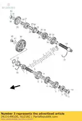 Qui puoi ordinare marcia, 3a guida da Suzuki , con numero parte 2423148G00: