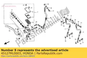 Honda 45127ML0003 articulación, bidireccional (nissin) - Lado inferior
