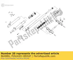 Here you can order the stem base from Piaggio Group, with part number 864880: