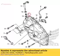 22815413000, Honda, molla, leva frizione honda  cb cbr cmx nc nt ntv vt vtr xrv 250 450 500 600 650 700 750 1000 1986 1987 1988 1989 1990 1991 1992 1993 1994 1995 1996 1997 1998 1999 2000 2001 2002 2003 2004 2005 2006 2007 2008 2009 2010 2011 2012 2013 2017 2018 2019 2020, Nuovo