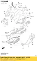 4716310FA0, Suzuki, kussen, zijco suzuki  gsf gsr gsx 650 750 1200 1250 2005 2006 2007 2008 2009 2010 2011 2012 2014 2015 2016 2017 2018 2019, Nieuw