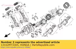 Tutaj możesz zamówić t? Ok (0,25) od Honda , z numerem części 13102MT3305: