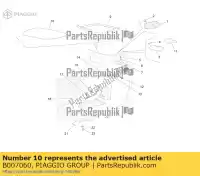 B007060, Piaggio Group, painel ape vin: zapc80000, motor: c000m 50 2009 2010 2011 2012 2013 2014 2015 2016 2017 2018 2019 2020 2021 2022, Novo