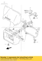 5181106F20Y0R, Suzuki, cover,headlamp suzuki tr trs street magic 50, New