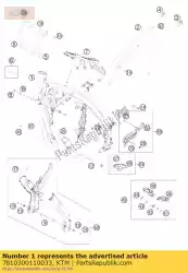 Tutaj możesz zamówić stela? Czarny m. ? 781l1 od KTM , z numerem części 7810300110033:
