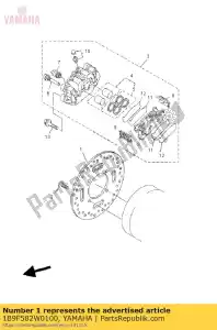 yamaha 1B9F582W0100 disco, freno posteriore 2 - Il fondo