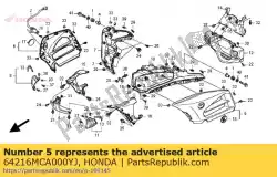 Qui puoi ordinare calandra, fr * b197m * da Honda , con numero parte 64216MCA000YJ:
