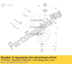 Aqui você pode pedir o indicador de reserva de óleo em Piaggio Group , com o número da peça 573458: