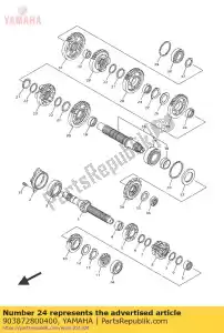 yamaha 903872800400 collar - Bottom side