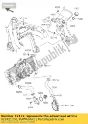 Qui puoi ordinare tubo di sfiato da Kawasaki , con numero parte 921921006: