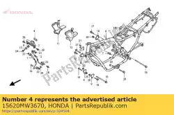 Ici, vous pouvez commander le rester, refroidisseur d'huile auprès de Honda , avec le numéro de pièce 15620MW3670: