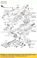 211750035, Kawasaki, centralina elettronica zx1200 kawasaki zx 1200 2004 2005, Nuovo