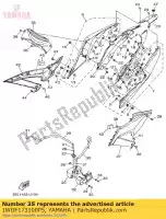 1WDF173100P5, Yamaha, Pokrywa boczna 3 yamaha  yzf r 300 320 2016 2018 2019, Nowy