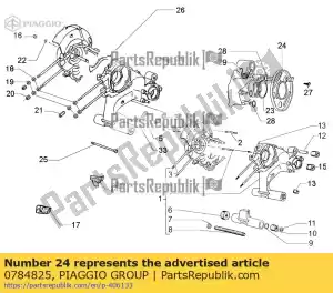 Piaggio Group 0784825 ok?adka ochronna - Dół