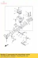 1PLF58670000, Yamaha, bracket, master cylinder yamaha ns 50 2013 2014 2016, New