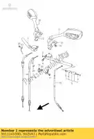 5611141G00, Suzuki, stuur, r suzuki gsx r 1000 2005 2006, Nieuw